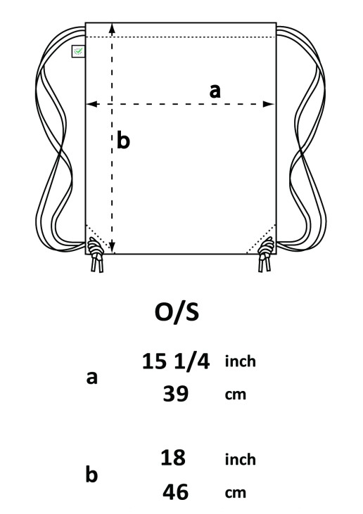 Drawstring Bag 100% Organic Cotton